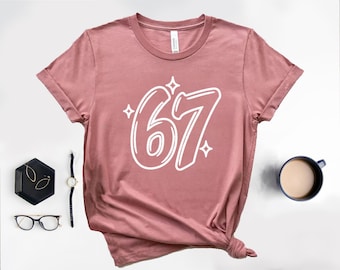 6 7 Shirt, Six Seven Shirt, Funny Number Meme T-Shirt, Trendy TikTok Saying Shirt, Gen Z Gift