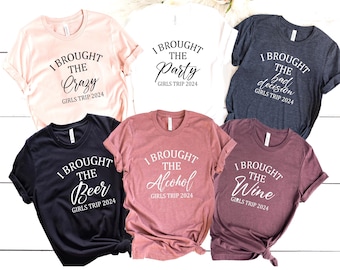 Girls Trip 2026 Shirt, Bachelorette Party Outfit, Girls Weekend Beach Tee, Team Bride Top, Matching Vacation Shirts