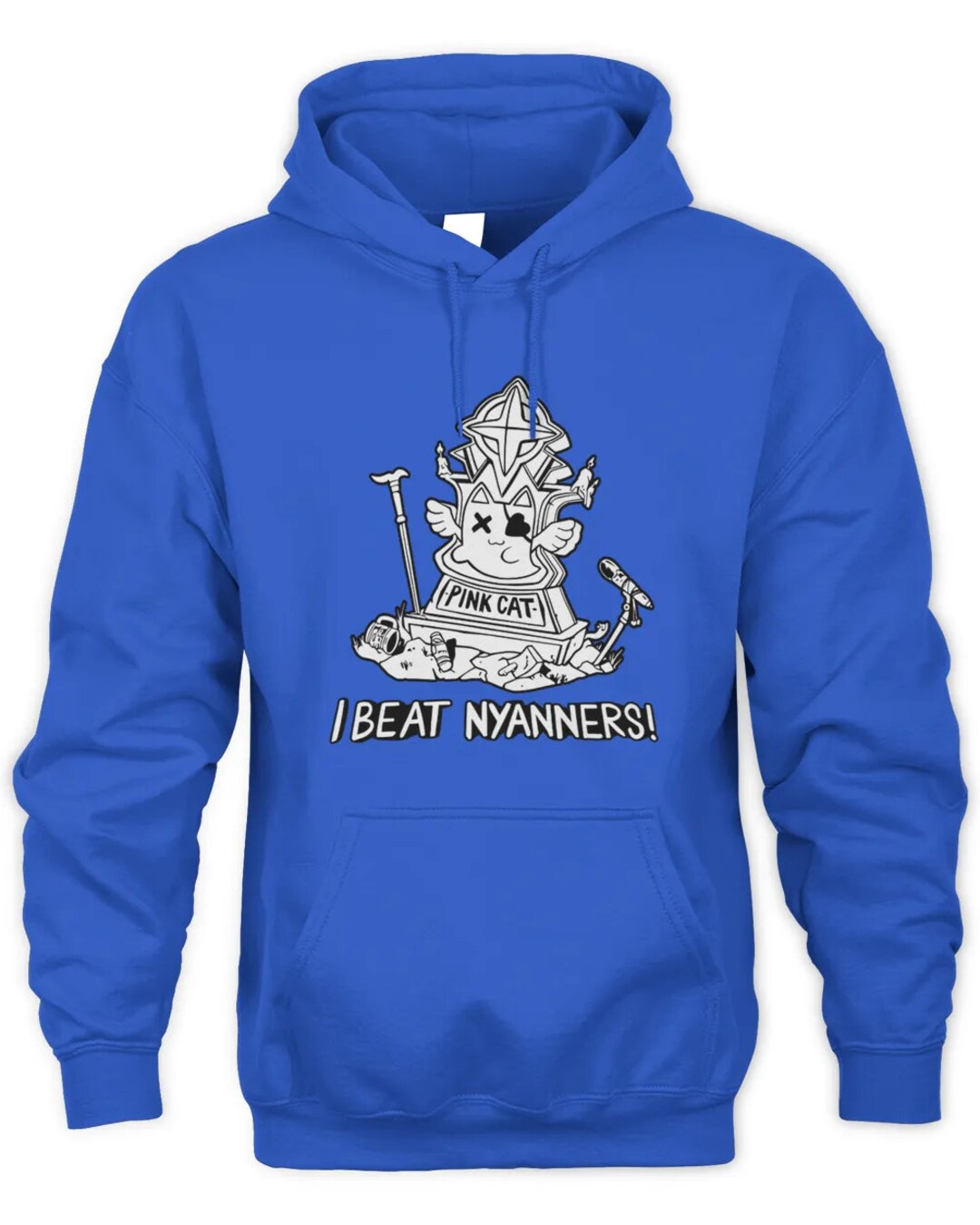 Nyanners Merch Shirt Hoodie Sweatshirt Royal Blue - Etsy
