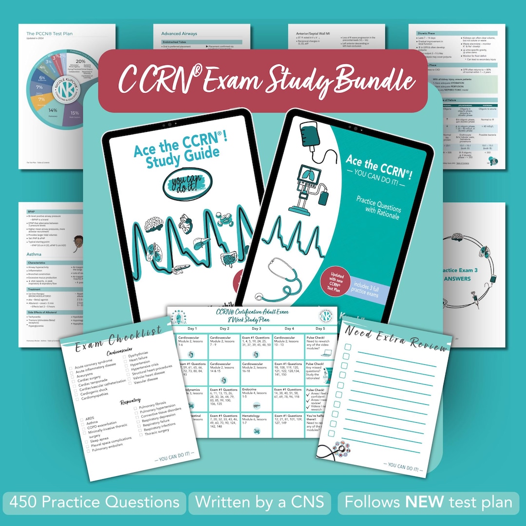 Ccrn Quick Guide CCRN® Exam Prep Bundle | Study Guide, Practice Questions & 8-week Exam ...