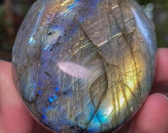 Labradorite Palmstone - XL!