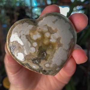 Ocean Jasper Heart - 57mm!