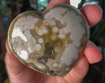 大きなオーシャン ジャスパー ハート、オーシャン ジャスパー ストーン