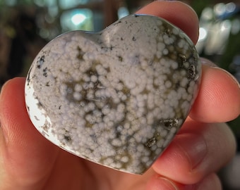 大きなオーシャン ジャスパー ハート、オーシャン ジャスパー ストーン