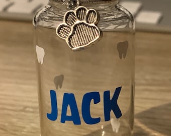 Puppy teeth jar