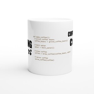Coding Kaffeebecher, Programmierer Keramiktasse, Nerd Geek Geschenk für Coder, IT Coder Becher, Coding Teetasse, Coder Computer Geschenk, Geschenk zum Valentinstag Bild 5