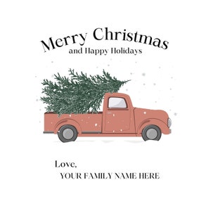 Cartolina di Buon Natale - Personalizzabile