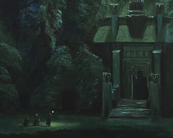 Paths of the Dead | 12x18 Art Print |