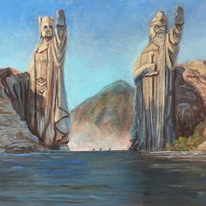Gates of Argonath | 16x12 Art Print