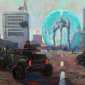 Attack On Calypso | 12x16 Art Print | Helldivers 2 Art
