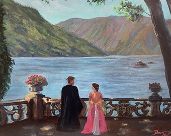 Anakin & Padme on Naboo | 16x12 Art Print