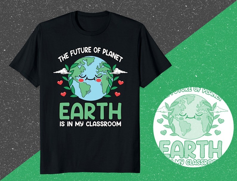 Earth Day Bundle PNG, Earth Day 22 april PNG, Retro Characters Png, Support Planet, Groovy Retro, Funny Earth PNG, Save the Ocean, Earth Day afbeelding 5