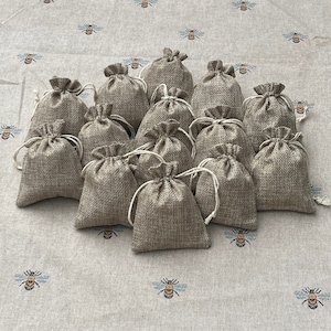 Cedar of Lebanon Moth Repellent Bags, Natural Linen Sachet