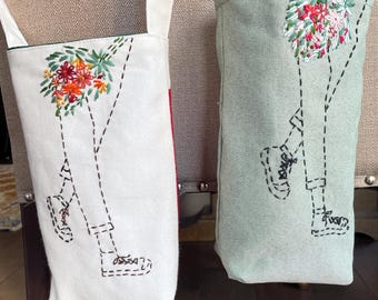 walking purse adjustable crossbody water bottle carrier with inner and outer pocket gift for her sage green large cup carrier school gym