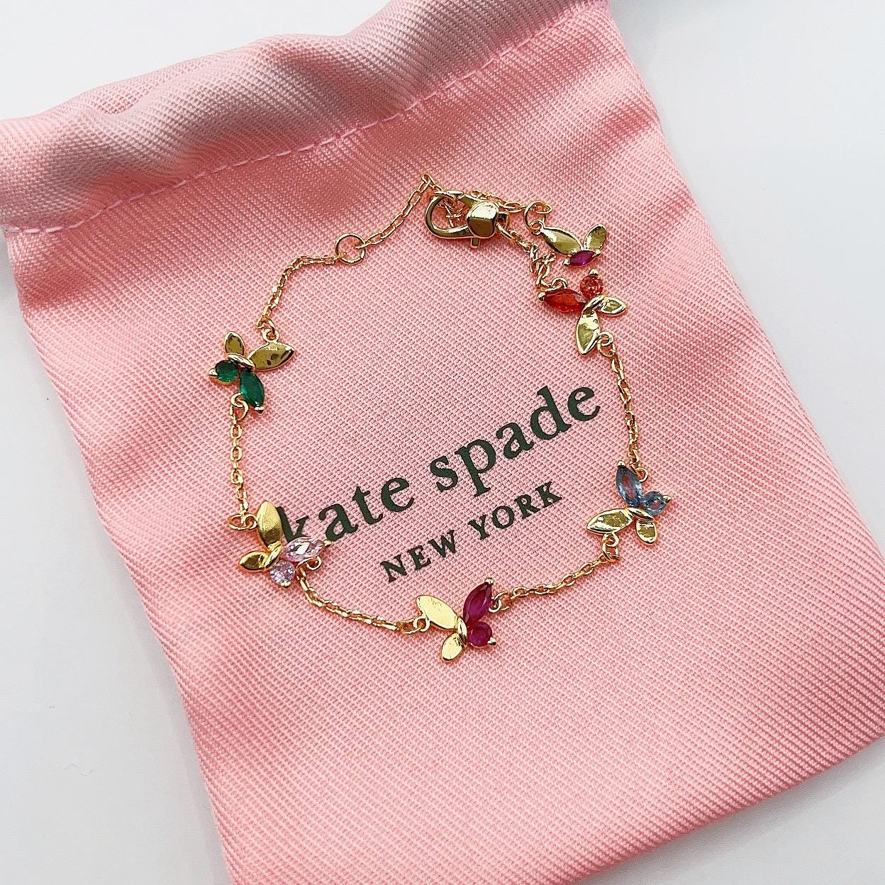 Kate Spade Butterfly Bracelet - Etsy