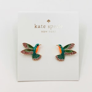 Kate Spade hummingbird earrings