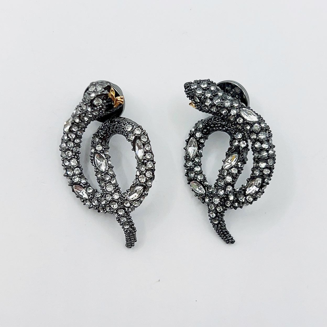 Alexis bittar snake earrings best sale