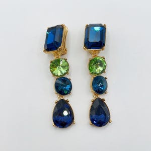 Pendientes de clip Oscar De La Renta