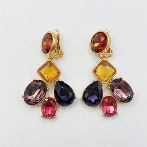 Pendientes de clip Oscar De La Renta