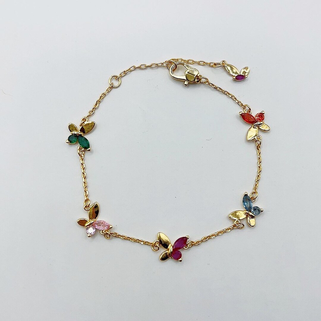 日本未入荷♪ 【Kate spade】Social Butterfly Station Bracelet kate spade new york Gold-Tone Crystal Social Butterfly