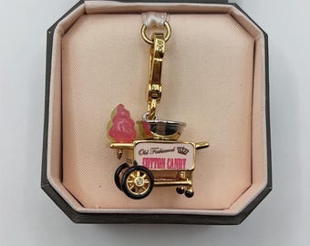 T13-Juicy Couture cotton candy cart charm