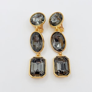 Pendientes de clip Oscar De La Renta