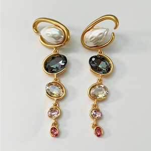Boucles d'oreilles Oscar De La Renta
