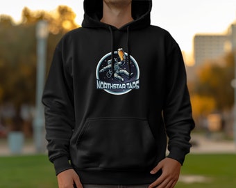 Astronaut Beer Hoodie, Northstar Taps Space Graphic, Unisex Cosmonaut Sweatshirt