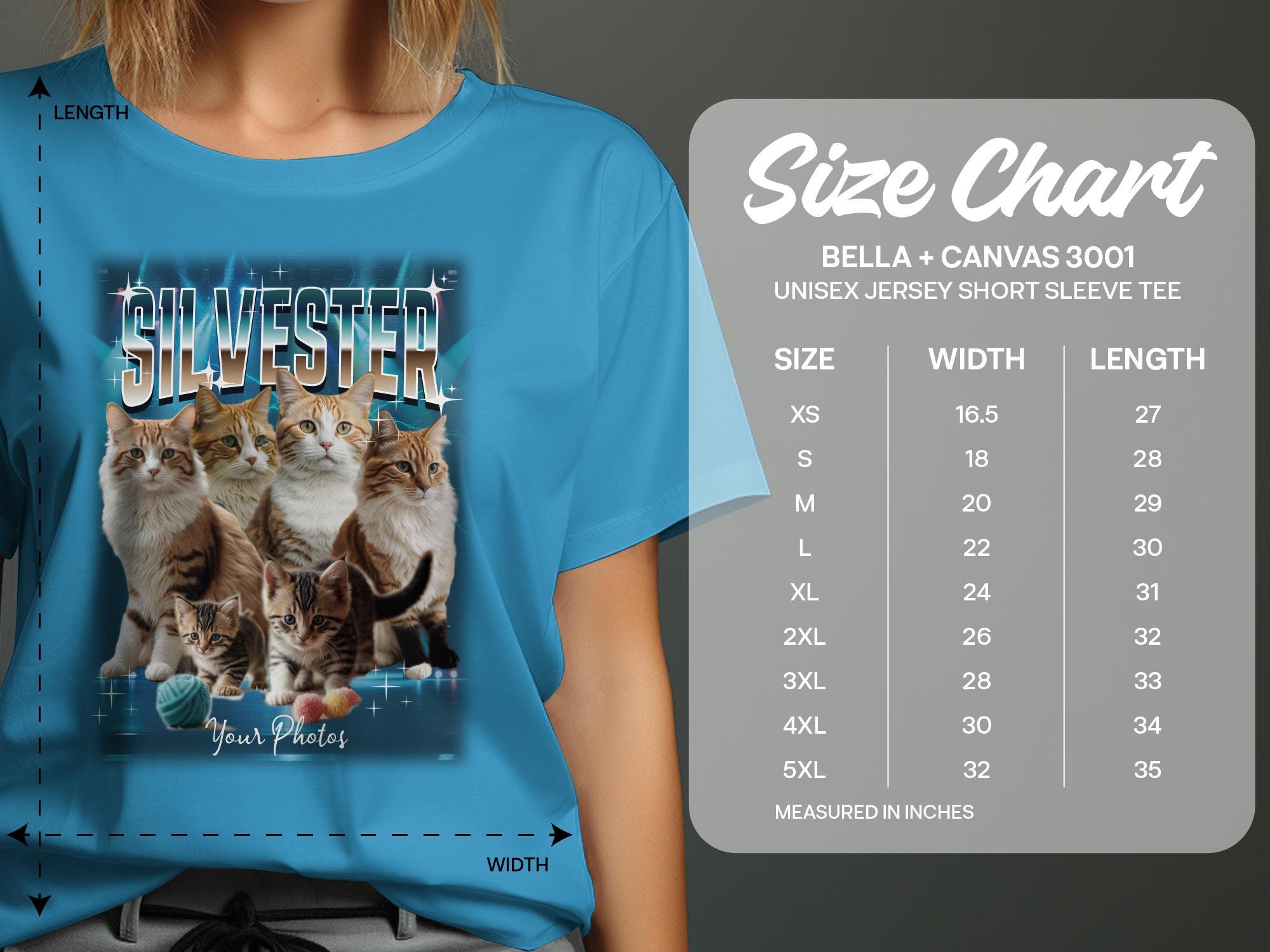 90's Retro Custom Pet T-Shirt - Personalized Cat & Dog Photo