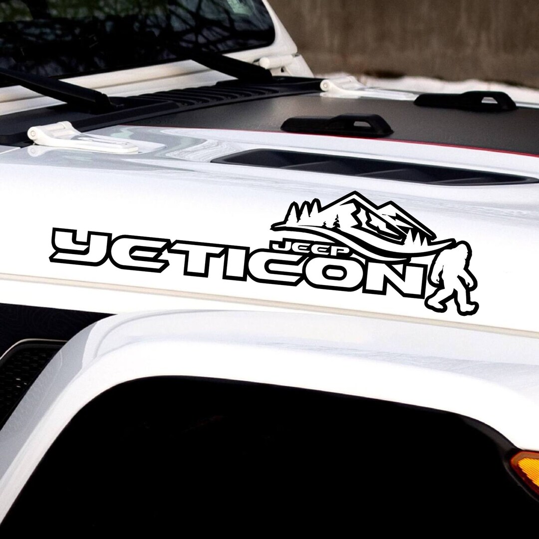 Yeticon Jeep Sticker Etsy