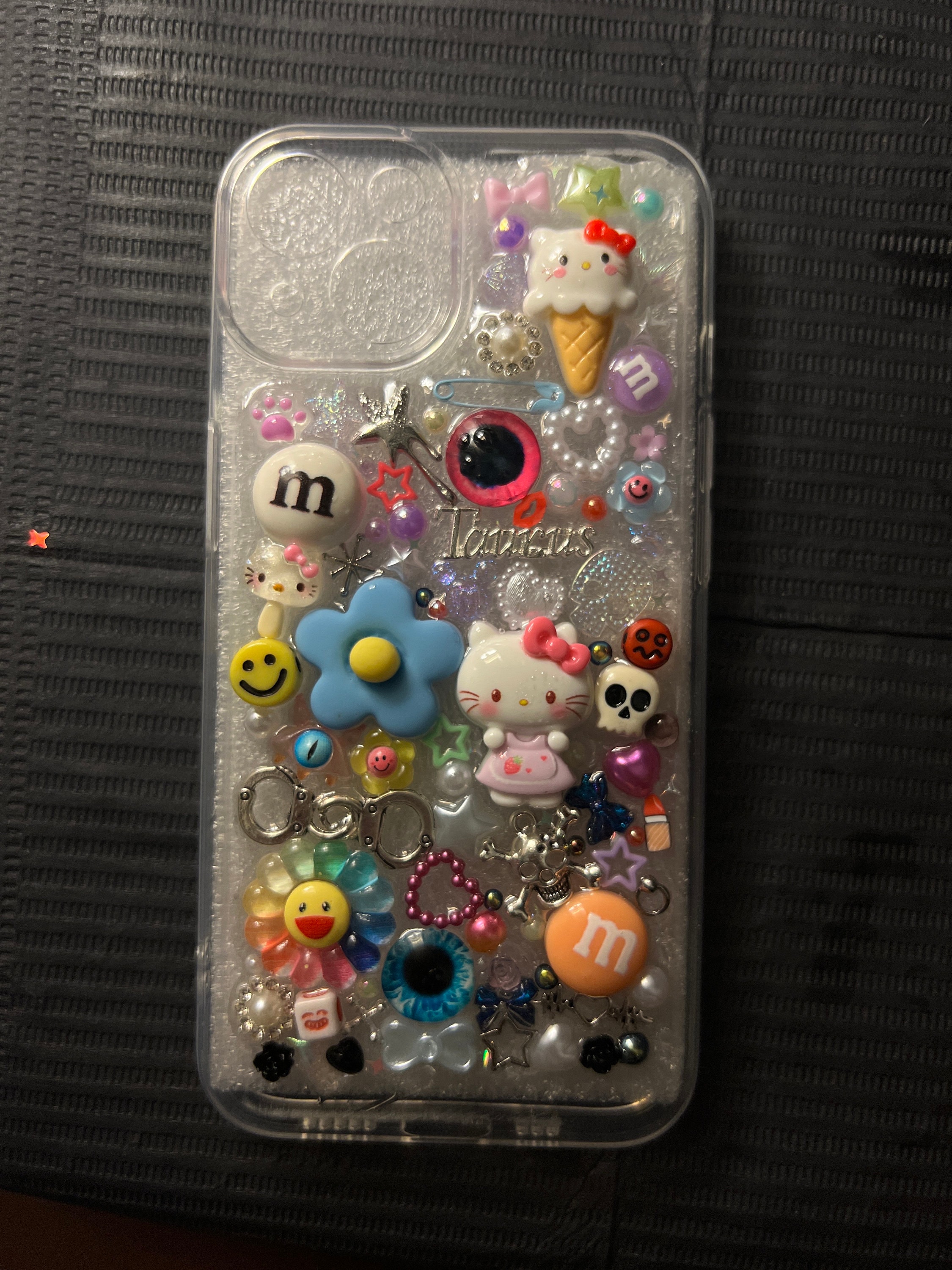 Charm Phone Case Junk Phone Case Resin Phone Case Junk Charm Case
