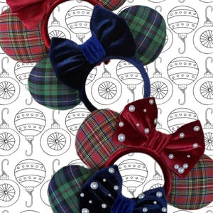 Pearl Minnie Ears Green - Etsy display picture 2