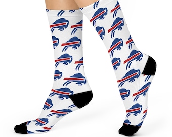 Buffalo Bills Socks – Hand-Drawn Football Fan Gear