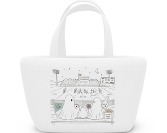 The Story of the Ghost Chapter 5 Lunch Tote | Friday Night Lights Ghost Bag | Neoprene Lunch Bag | Football Game Day Gift