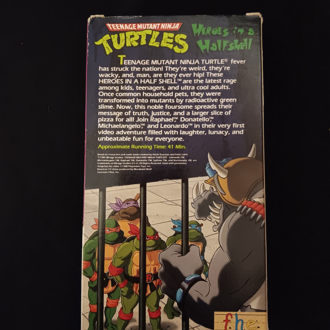 Teenage Mutant Ninja Turtles Heroes in A Halfshell - Etsy