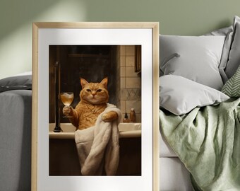Wall Art Poster Posh  Cat