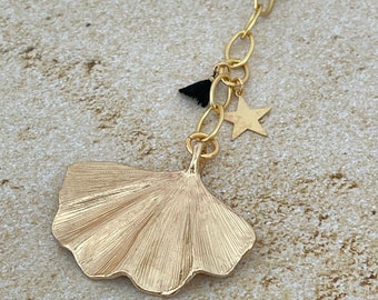 COLLIER EN GINKGO BILOBA