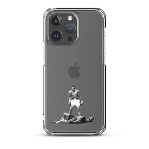 Muhammad Ali Boxing Legend Clear iPhone Case: Carry the Champ with You