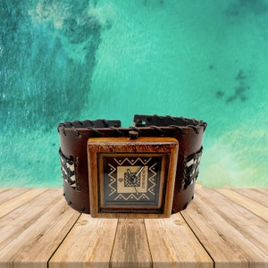 Origen Watch - Mens Handmade Wooden and Leather Wrist Watch