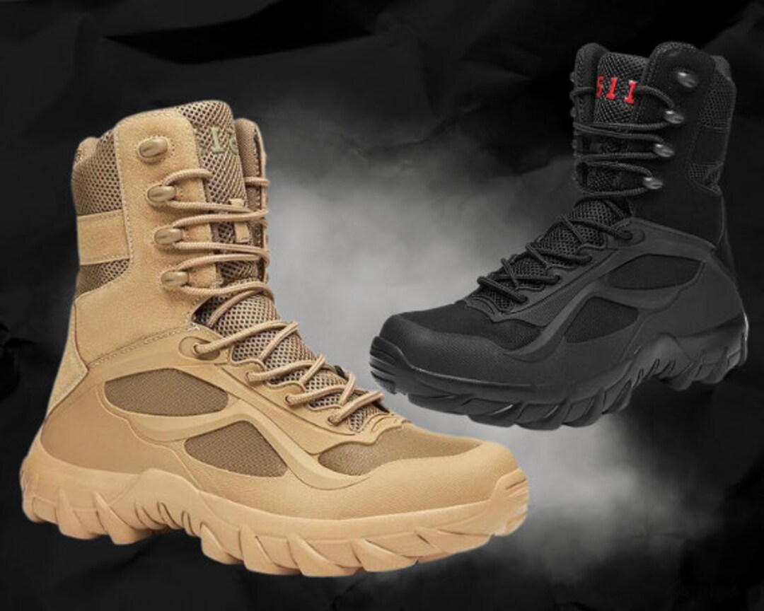 Men Tactical Boots Autumn Special Forces Military Boots Etsy