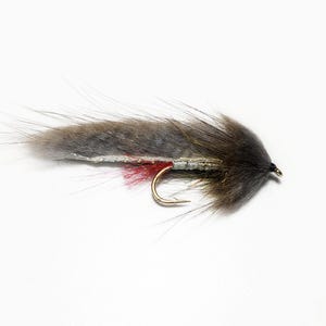 Flugset för bisamråtta, 5 st. naturlig pälsfisk, flugfiskeflugor för öring, abborre, alternativ till Woolly Bugger, storlek 8
