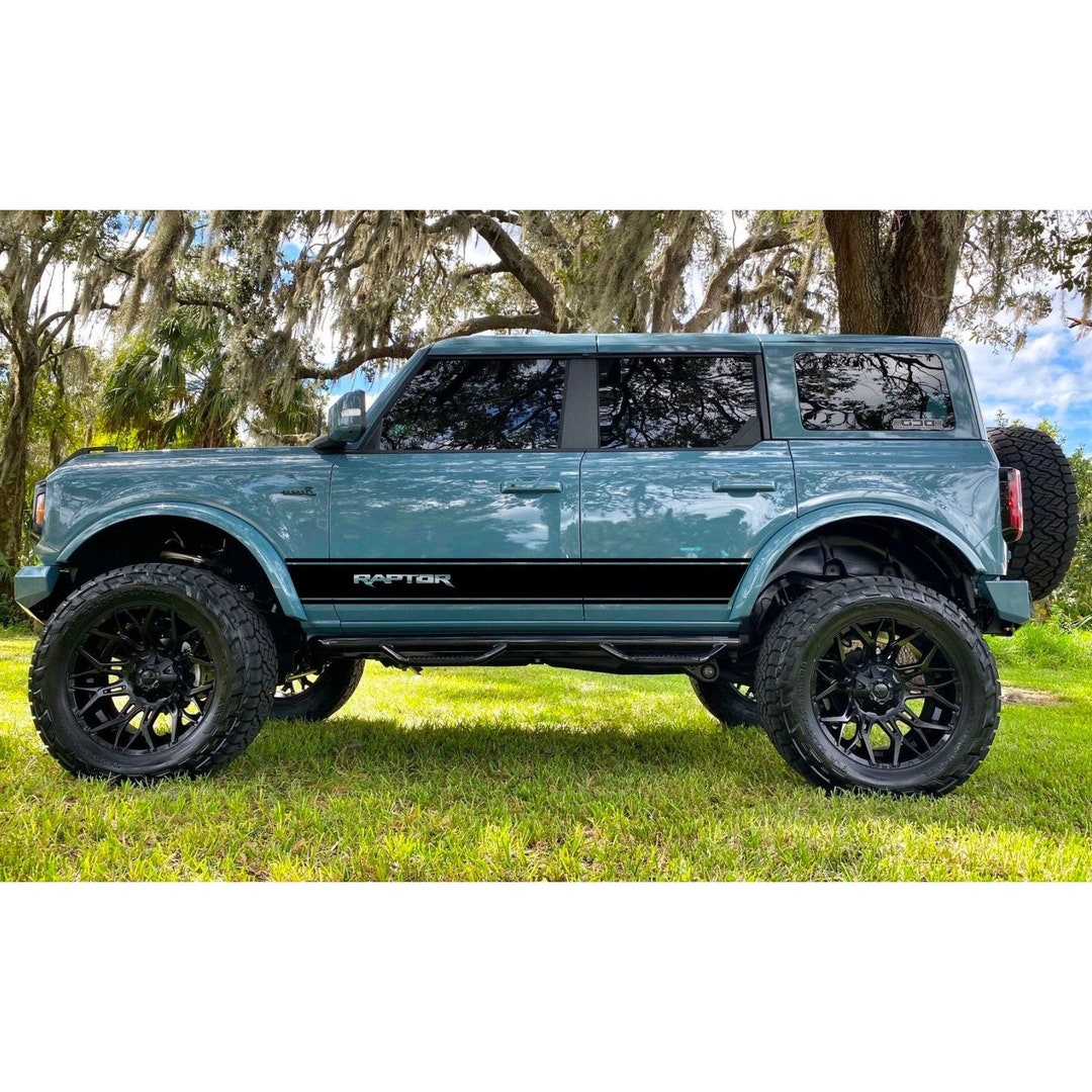 Ford Bronco 2021-2024 RAPTOR LOGO Vinyl Side Decals 4DR off - Etsy