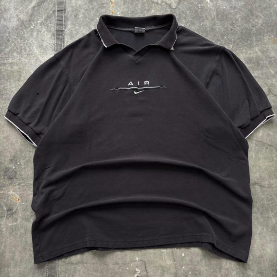 Vintage 90s Nike Air Center Swoosh Embroidery Collared Shirt - Etsy