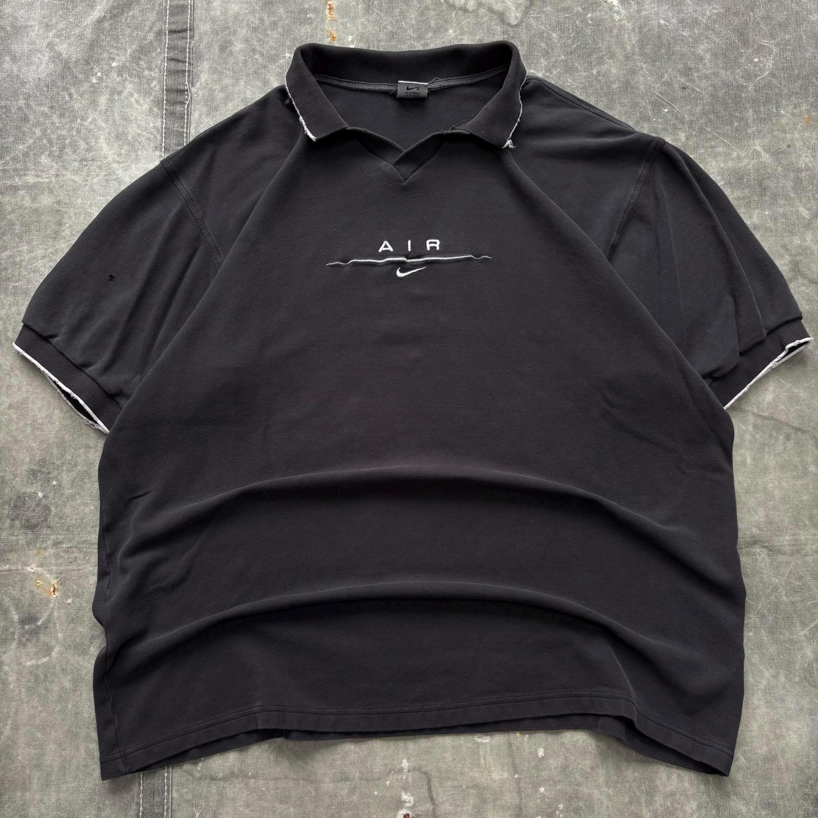 Vintage 90s Nike Air Center Swoosh Embroidery Collared Shirt - Etsy