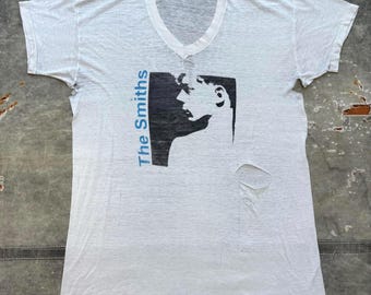 Morrissey T-shirt, 1991 Tour T-shirt, Smiths Vintage Rare White