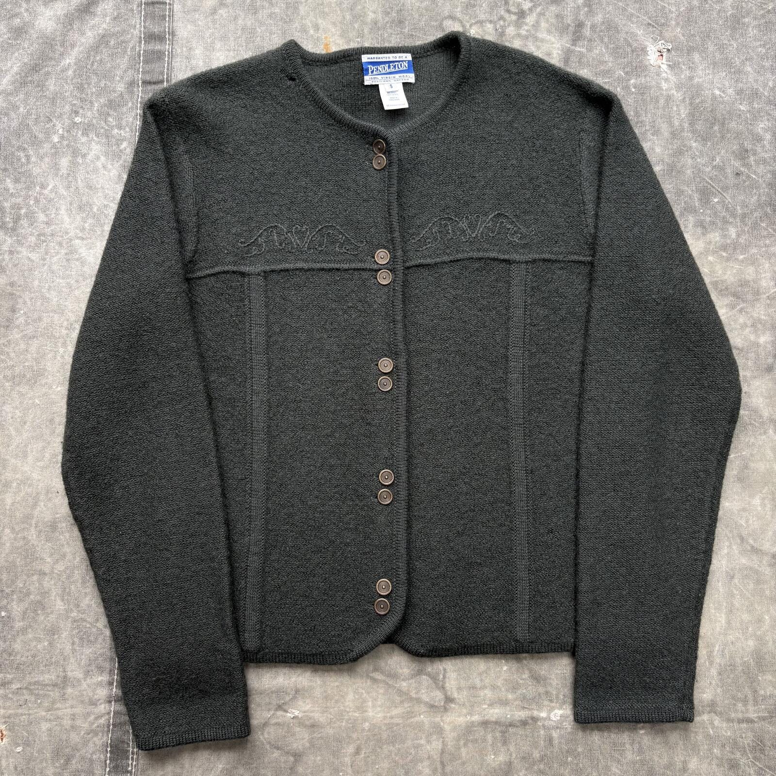 Vintage Pendleton Cardigan - Etsy UK 50-60s PENDLETON VIRGIN WOOL