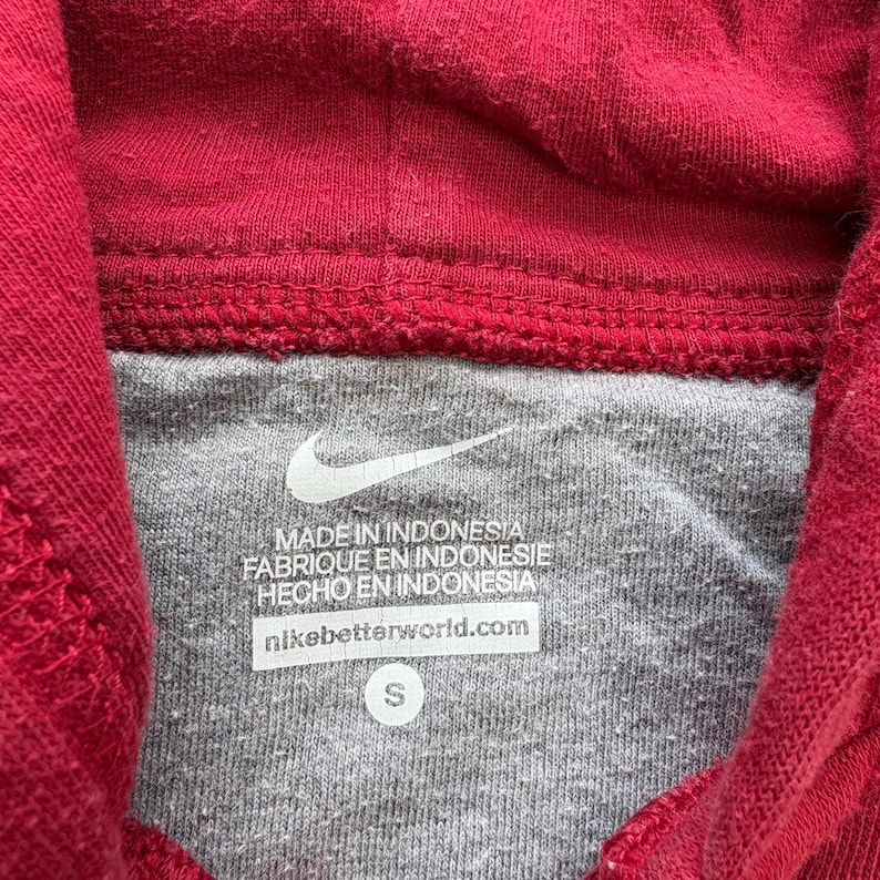Vintage Y2K Nike Arkansas Razorbacks Grunge Full Zip Hoodie image 4