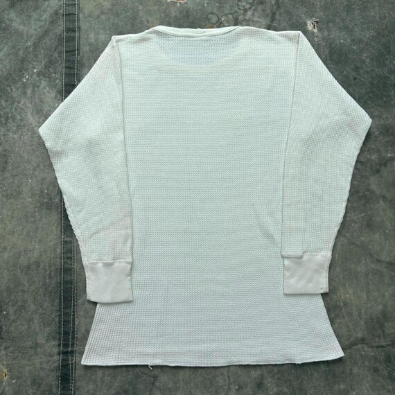 Vintage 70s Northwest Territory Thermal Waffle Knit Shirt