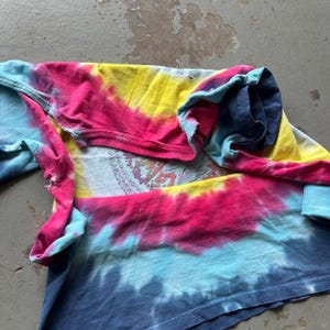 Vintage 90er Jahre Grateful Dead Band Shirt in Blau Bild 8