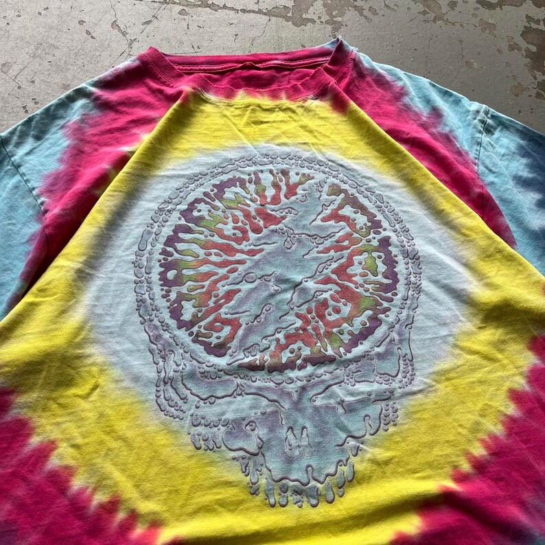 Vintage 90er Jahre Grateful Dead Band Shirt in Blau Bild 5